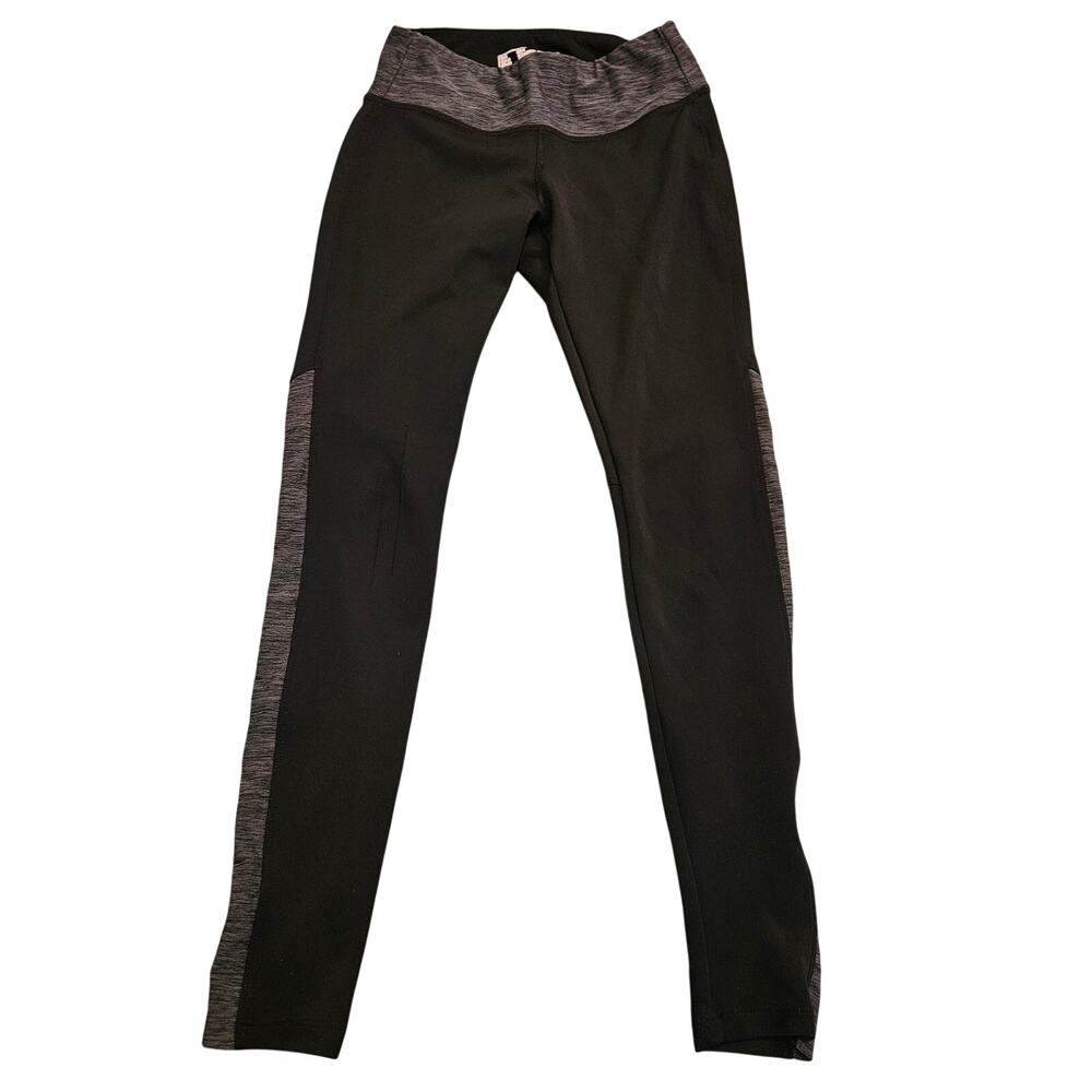 New Balance Dry Leggings Womens XS Black Gray Athletic Workout Pants Stretch